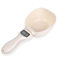 Yaregelun Pet Electronic Measuring Tool Dog Feeding Bowl Measuring Spoon Kitchen Scale Digital Display Weighing Spoon