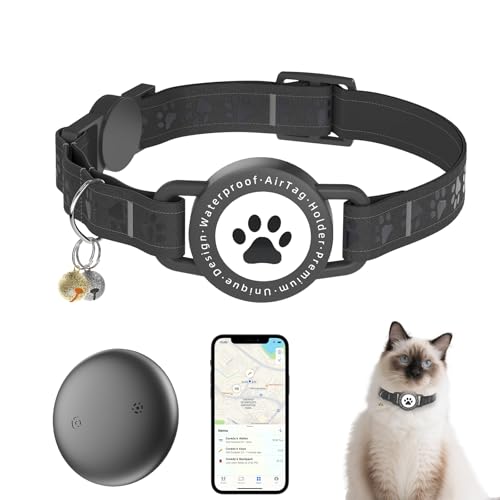 GPS Cat Tracker Collar (iOS & Android), No Monthly Fee GPS