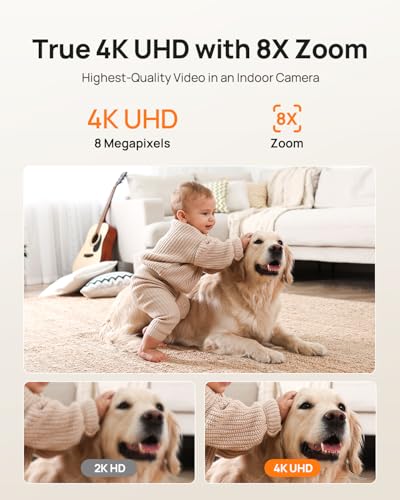 Anona 4K Indoor Smart Pet Monitoring Camera