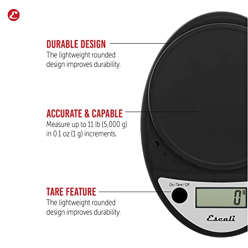 Escali Primo Digital Food Scale Multi-Functional Kitchen Scale and Baking Scale