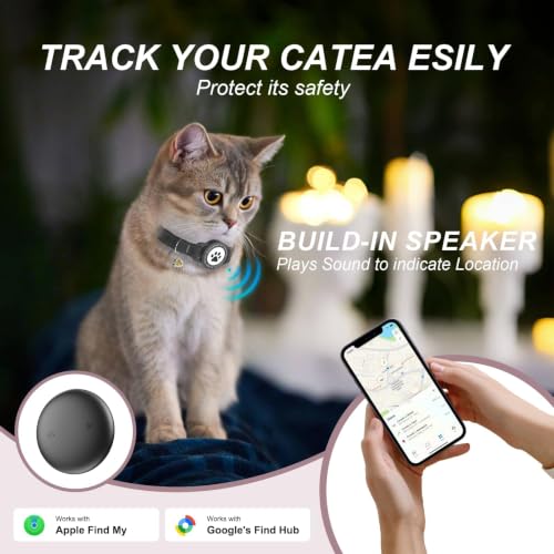GPS Cat Tracker Collar (iOS & Android), No Monthly Fee GPS