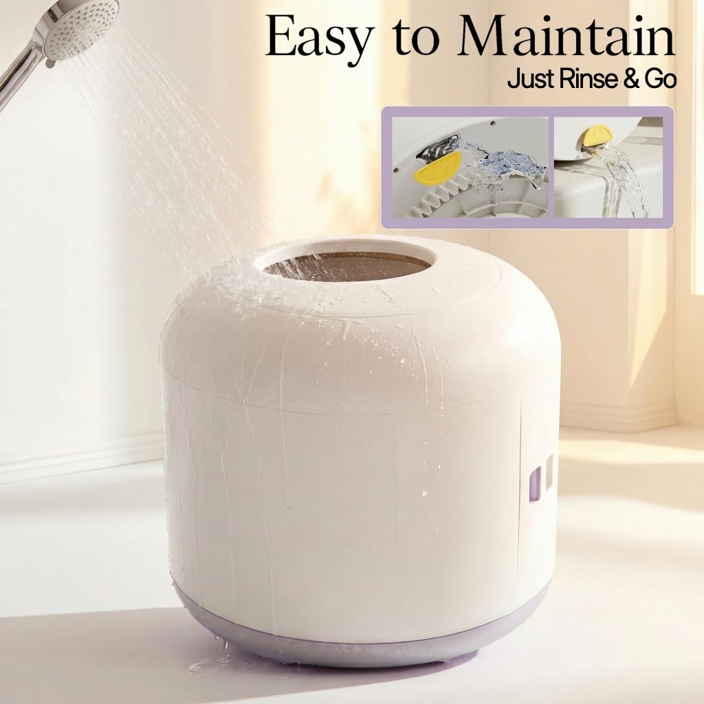 Furrytail Self-Cleaning Automatic Cat Litter Box with Night Light