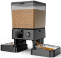 oneisall Automatic Cat Feeder for 2 Cats, Automatic Cat Food Dispenser for 2 Cats Small Pets, 20 Cups/5L