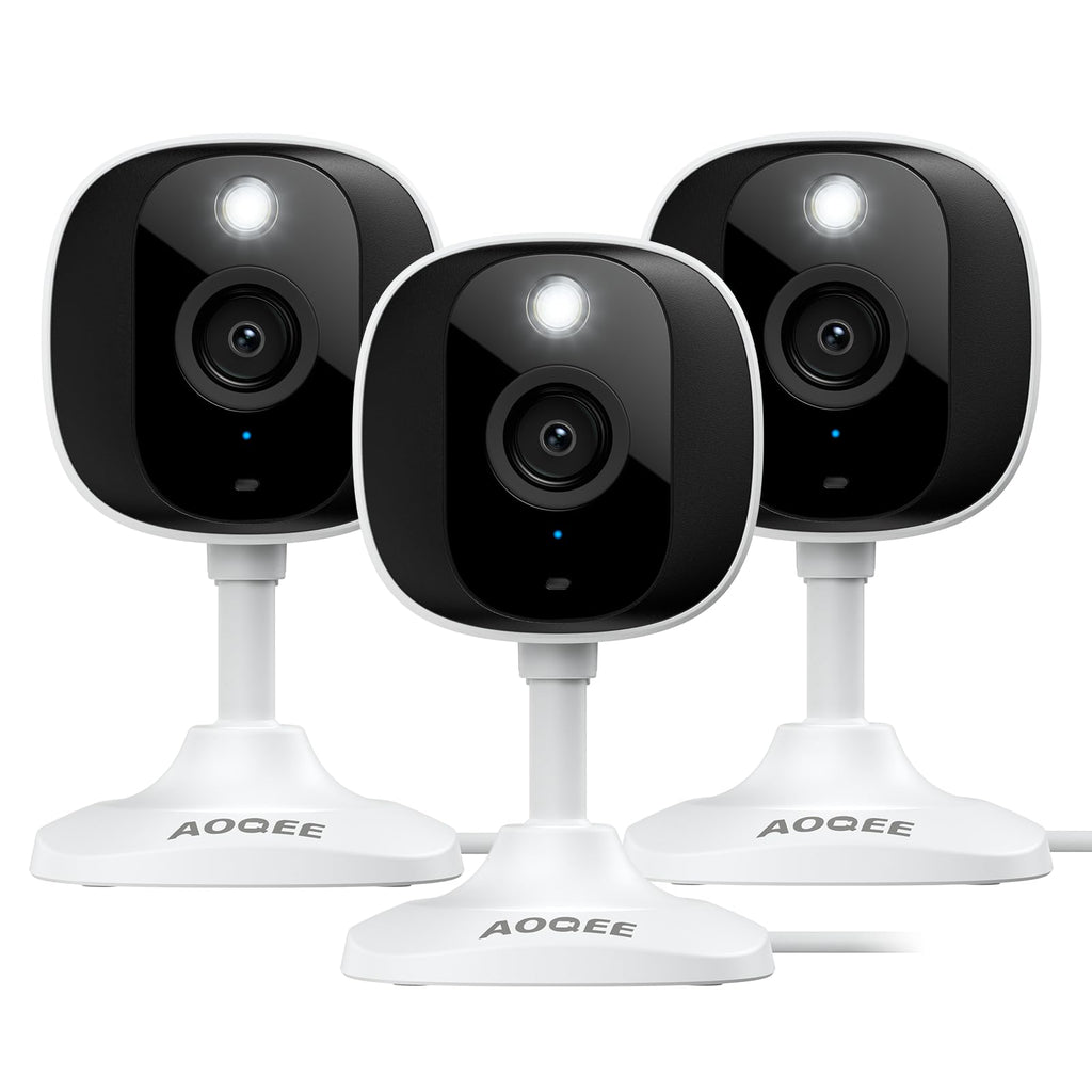AOQEE 2K Cameras for Home Security, Indoor/Outdoor, Full Color, C1