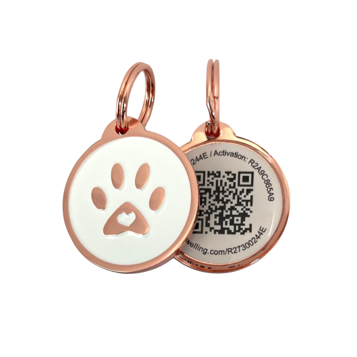 Pet Dwelling Easy Scan QR Code Pet ID Tag for Dogs & Cats