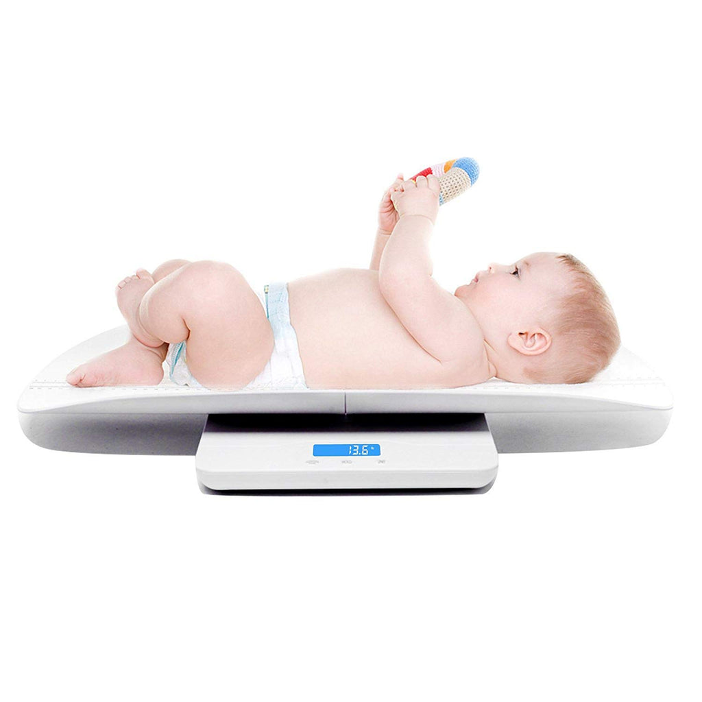 Digital pet & Baby Scale, 3 Modes (kg/oz/lb), max 220 lbs, Precision 0.02 lbs, auto-Hold, Integrated Design, for Infants, Cats, Dogs, Puppies & Moms.