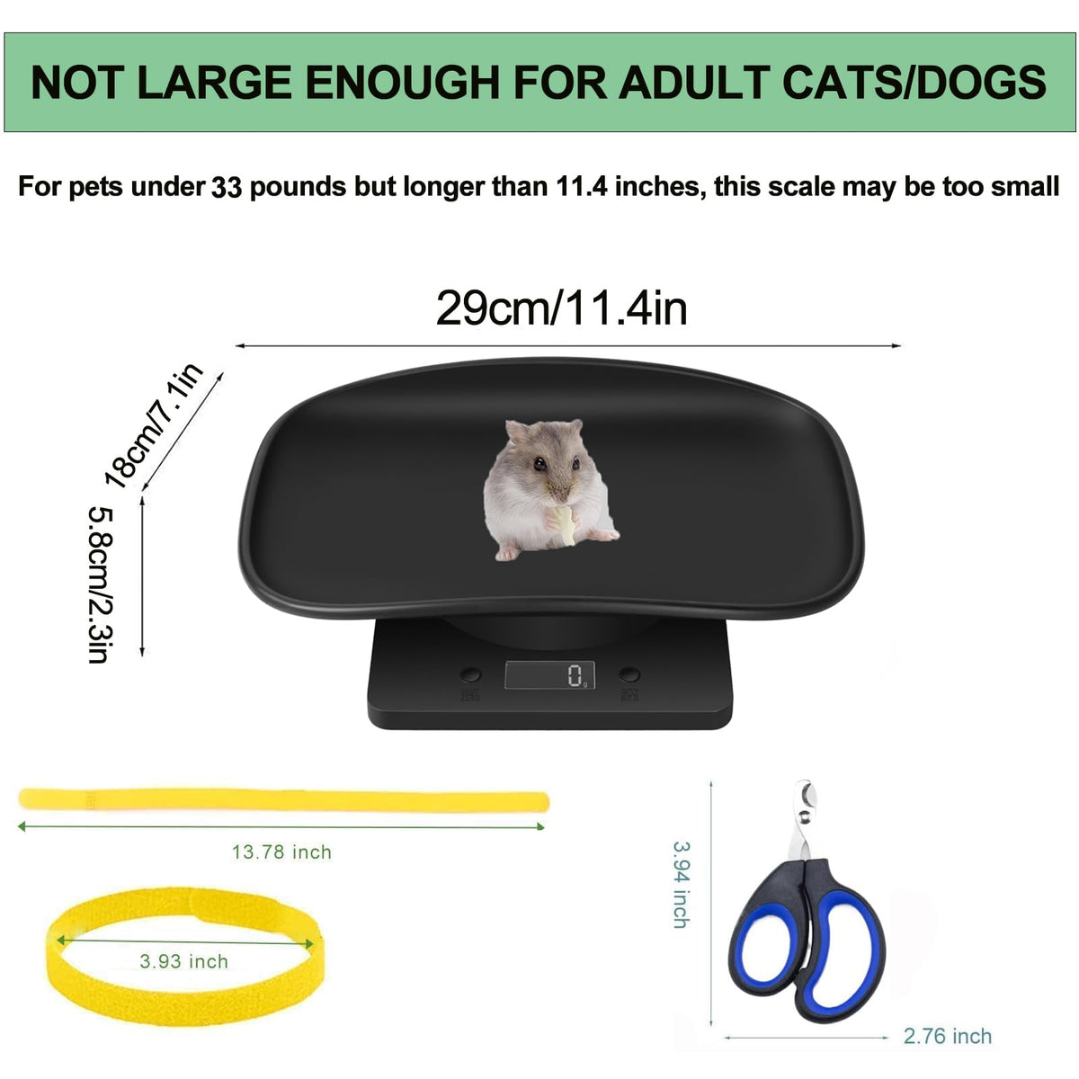 Digital Pet Scale,Puppy Scales for Weighing,Baby Scales