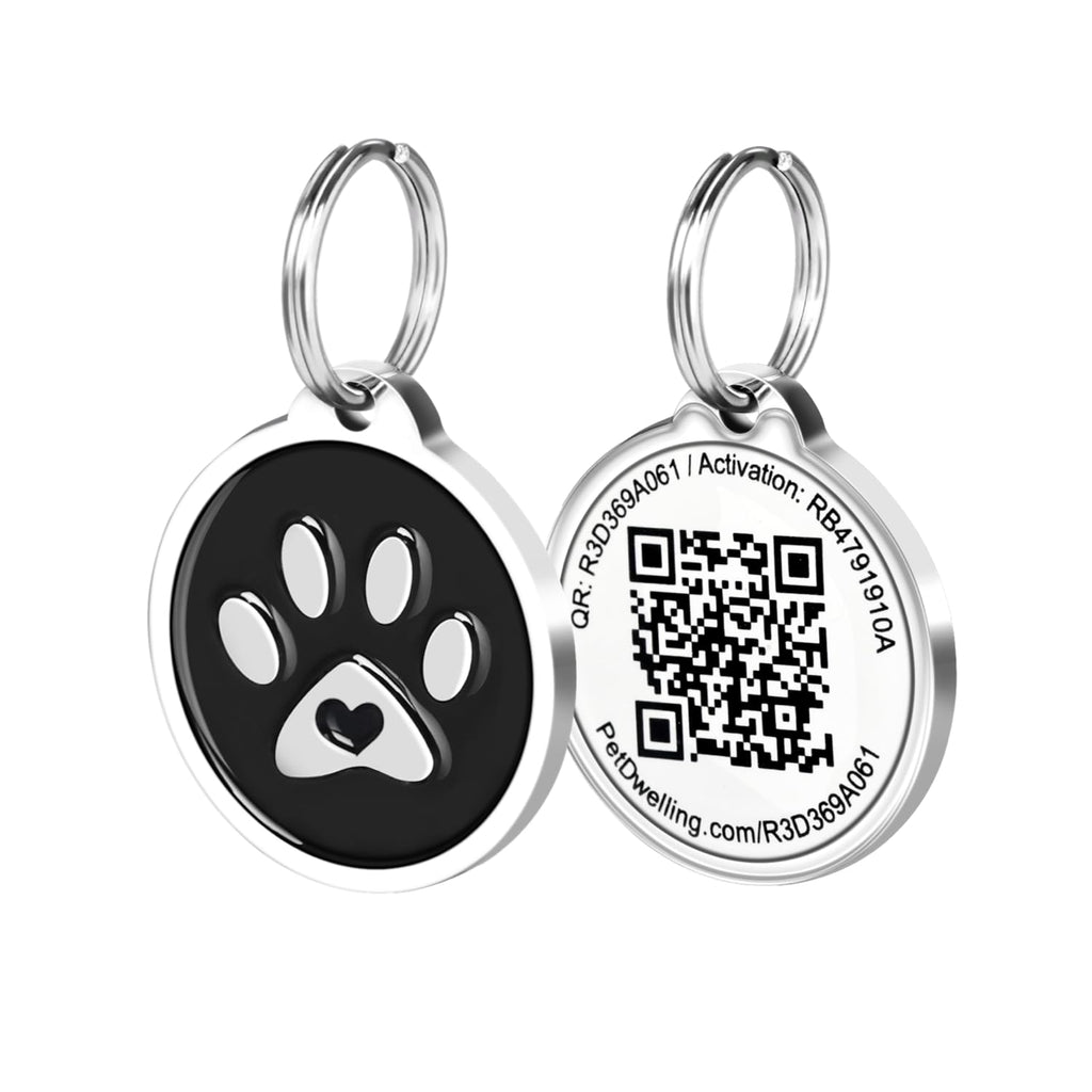 Pet Dwelling Easy Scan QR Code Pet ID Tag for Dogs & Cats