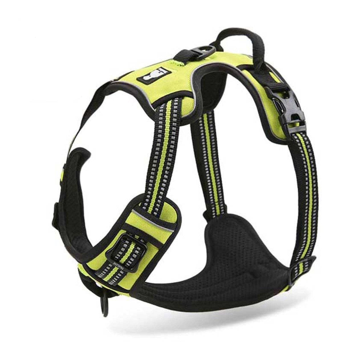 Reflective Nylon Dog Harness with Adjustable Safety Lead