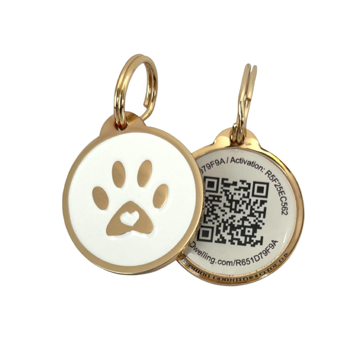 Pet Dwelling Easy Scan QR Code Pet ID Tag for Dogs & Cats