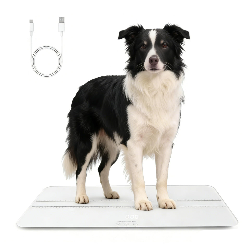 Digital pet & Baby Scale, 3 Modes (kg/oz/lb), max 220 lbs, Precision 0.02 lbs, auto-Hold, Integrated Design, for Infants, Cats, Dogs, Puppies & Moms.