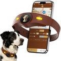 GPS Wireless Dog Fence Collar with Free App, Smart Portable Electric Dog Fence, 64-3280ft Adjustable Boundary, Rechargeable IP7 Waterproof, for Small Medium Large Dogs Outdoor Use