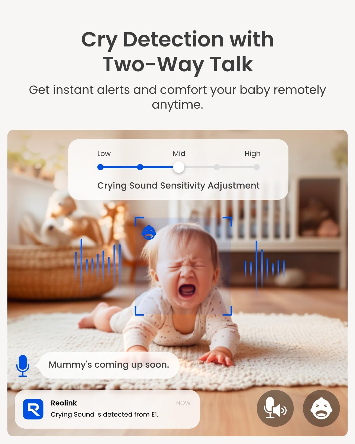 REOLINK E1 2K 360° Wi-Fi Pet Camera with Smart Detection