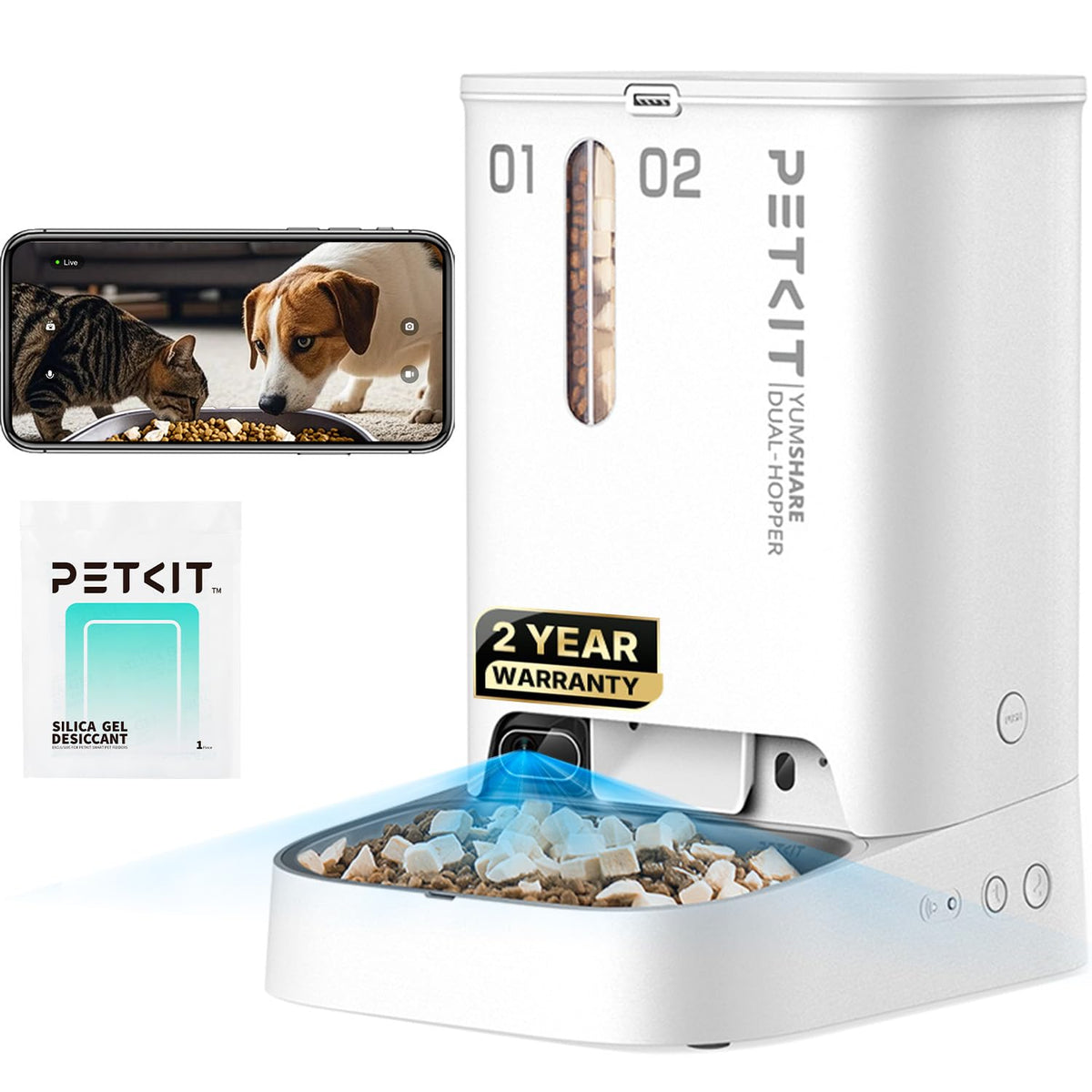 PETKIT Smart Pet Feeder with 1080P Camera & 2-Way Audio