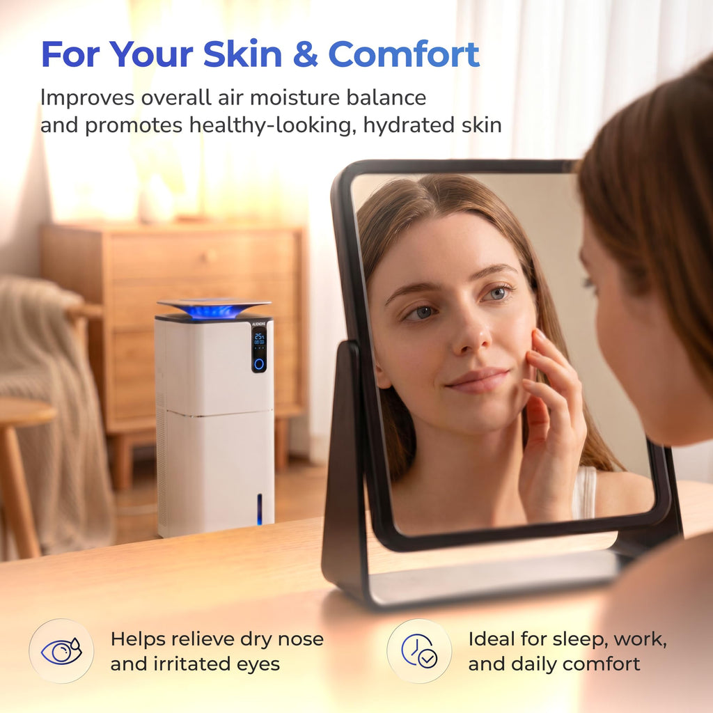 Humidifier and Air Purifier in One, H13 True HEPA Filter, 440 CFM CADR, Covers Up to 1300 Sq Ft, 2.6 Gal Top Fill Tank, Mist-Free Design, Smart App Control, Quiet Operation