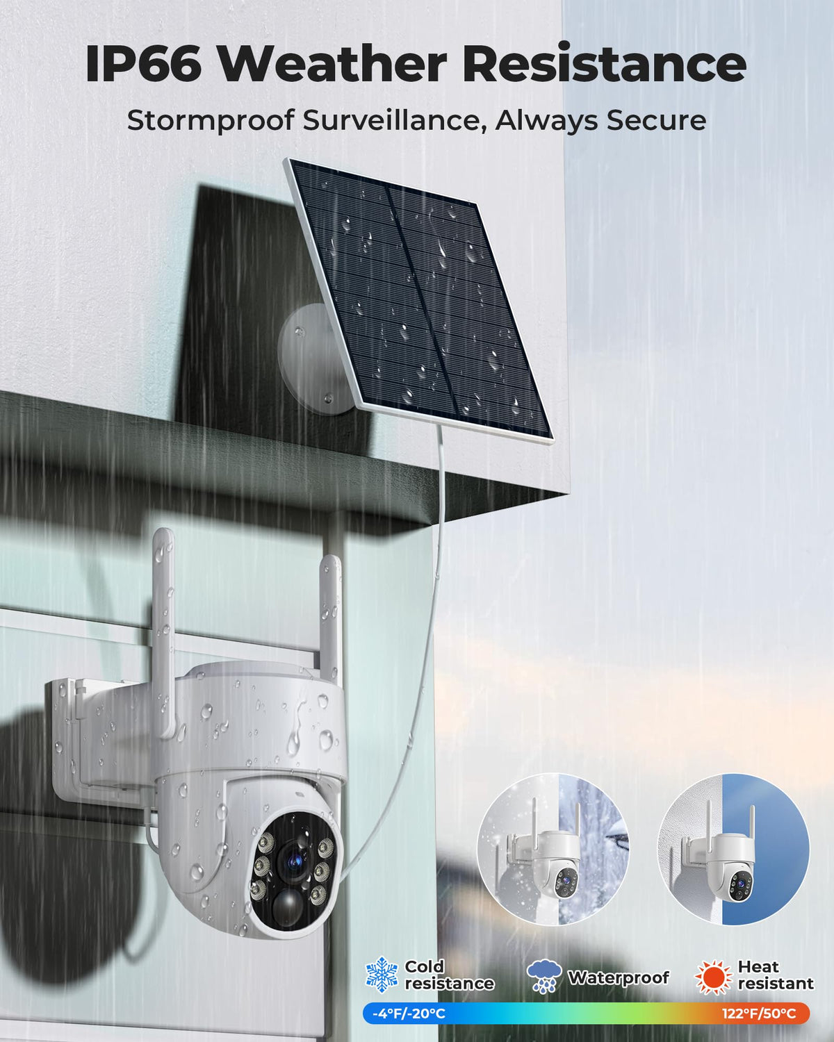 Vivideye Solar Outdoor Camera System
