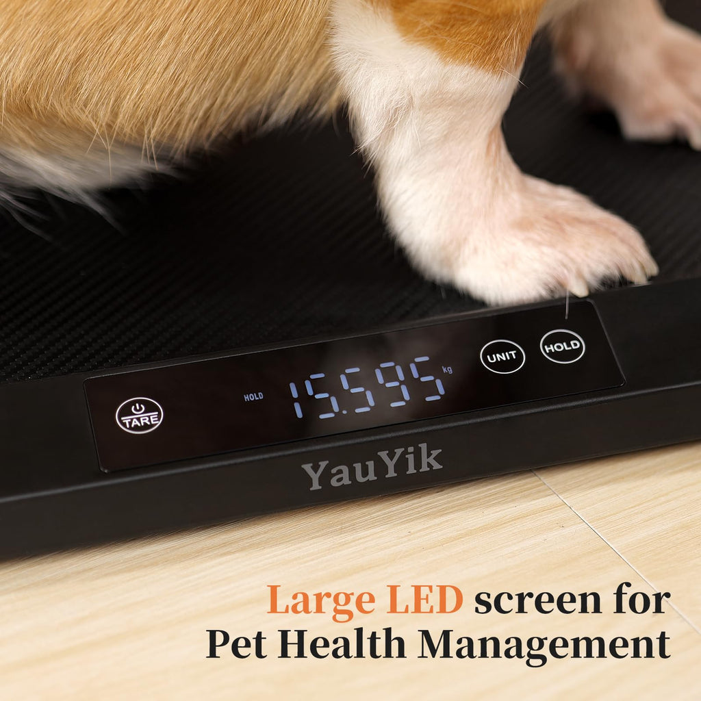 YauYik Digital Pet Scale, Baby Scale with Non-Slip Mat, Up to 88lb