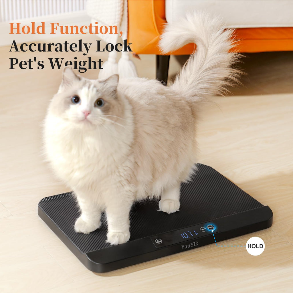 YauYik Digital Pet Scale, Baby Scale with Non-Slip Mat, Up to 88lb