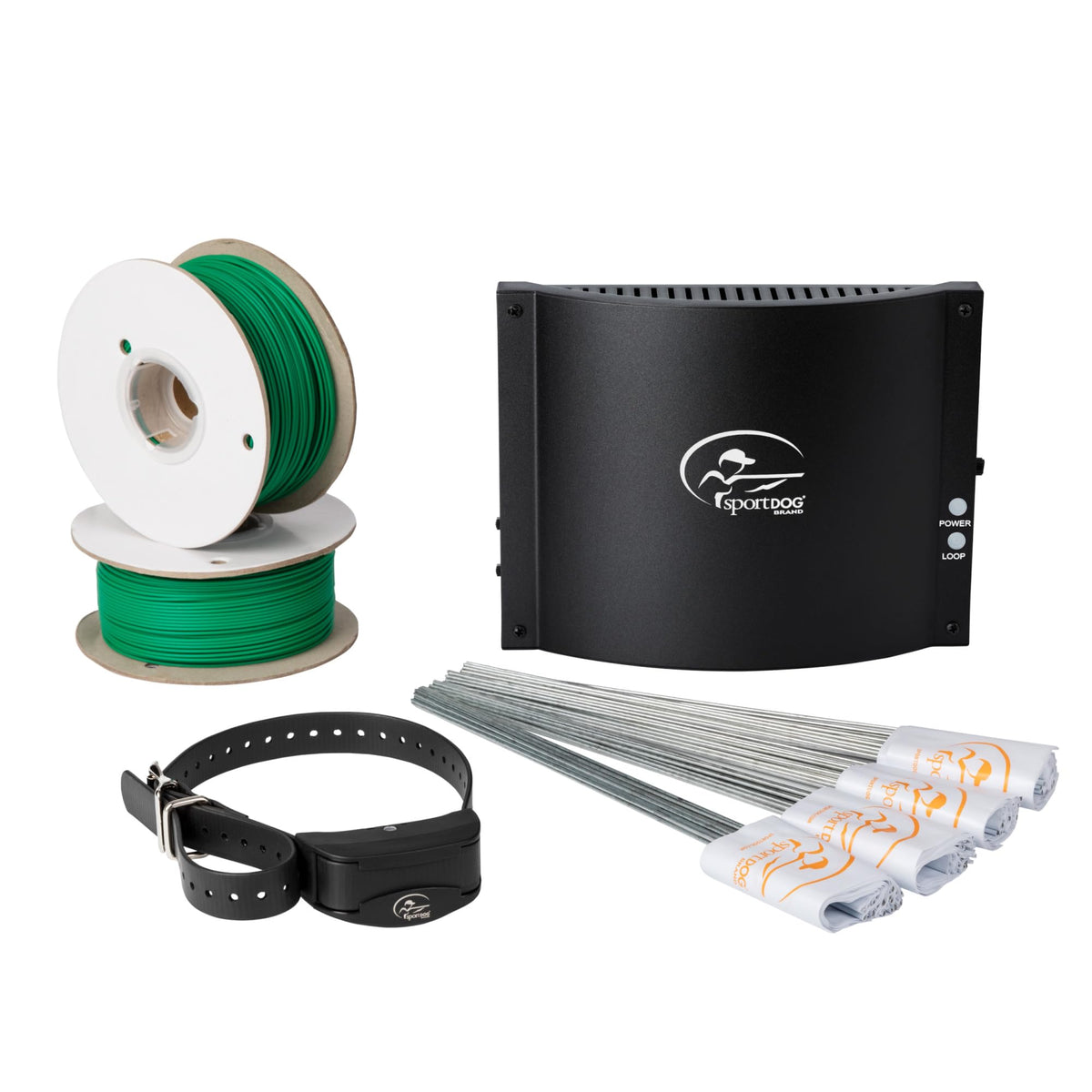 SportDOG Brand Rechargeable In-Ground Fence Systems – from the Parent Company of INVISIBLE FENCE Brand - Underground Wire Electric Fence - Tone, Vibration, & Static - 100 Acre Capability