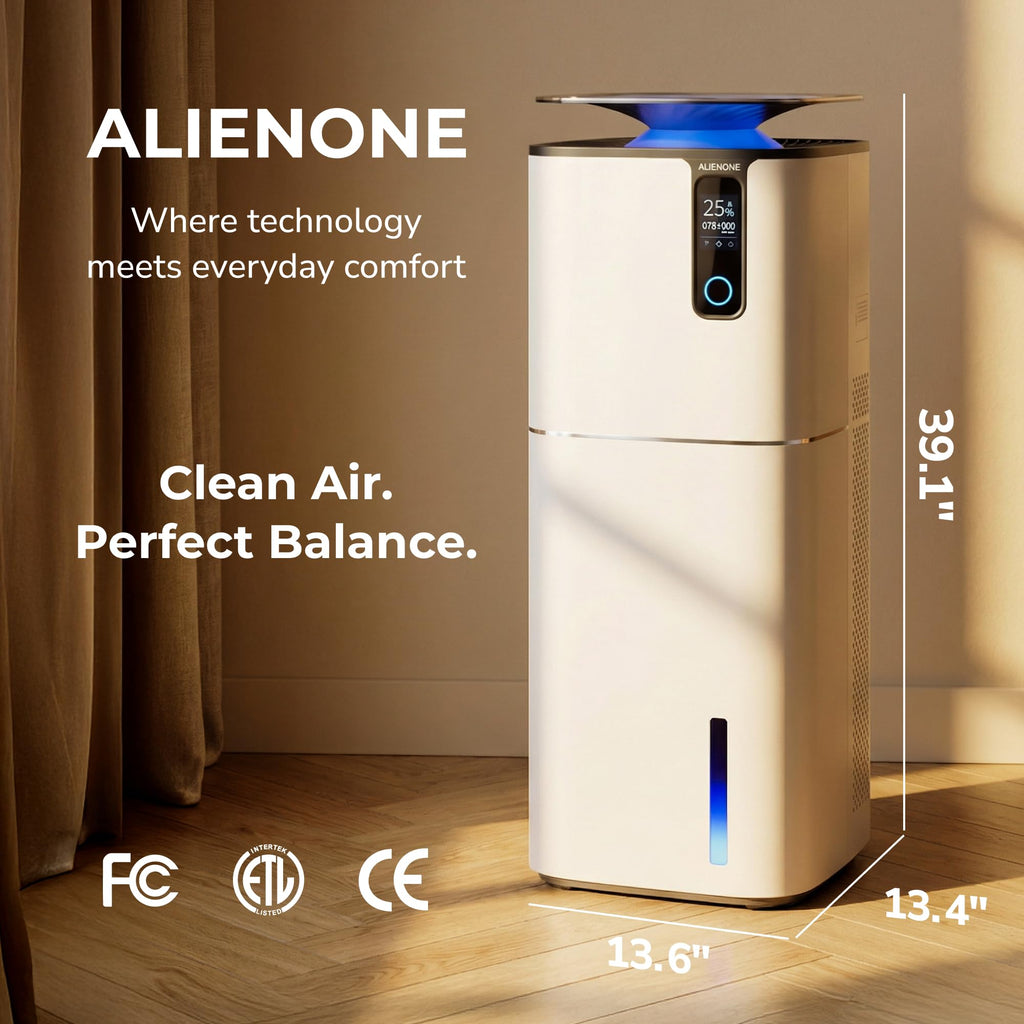 Humidifier and Air Purifier in One, H13 True HEPA Filter, 440 CFM CADR, Covers Up to 1300 Sq Ft, 2.6 Gal Top Fill Tank, Mist-Free Design, Smart App Control, Quiet Operation