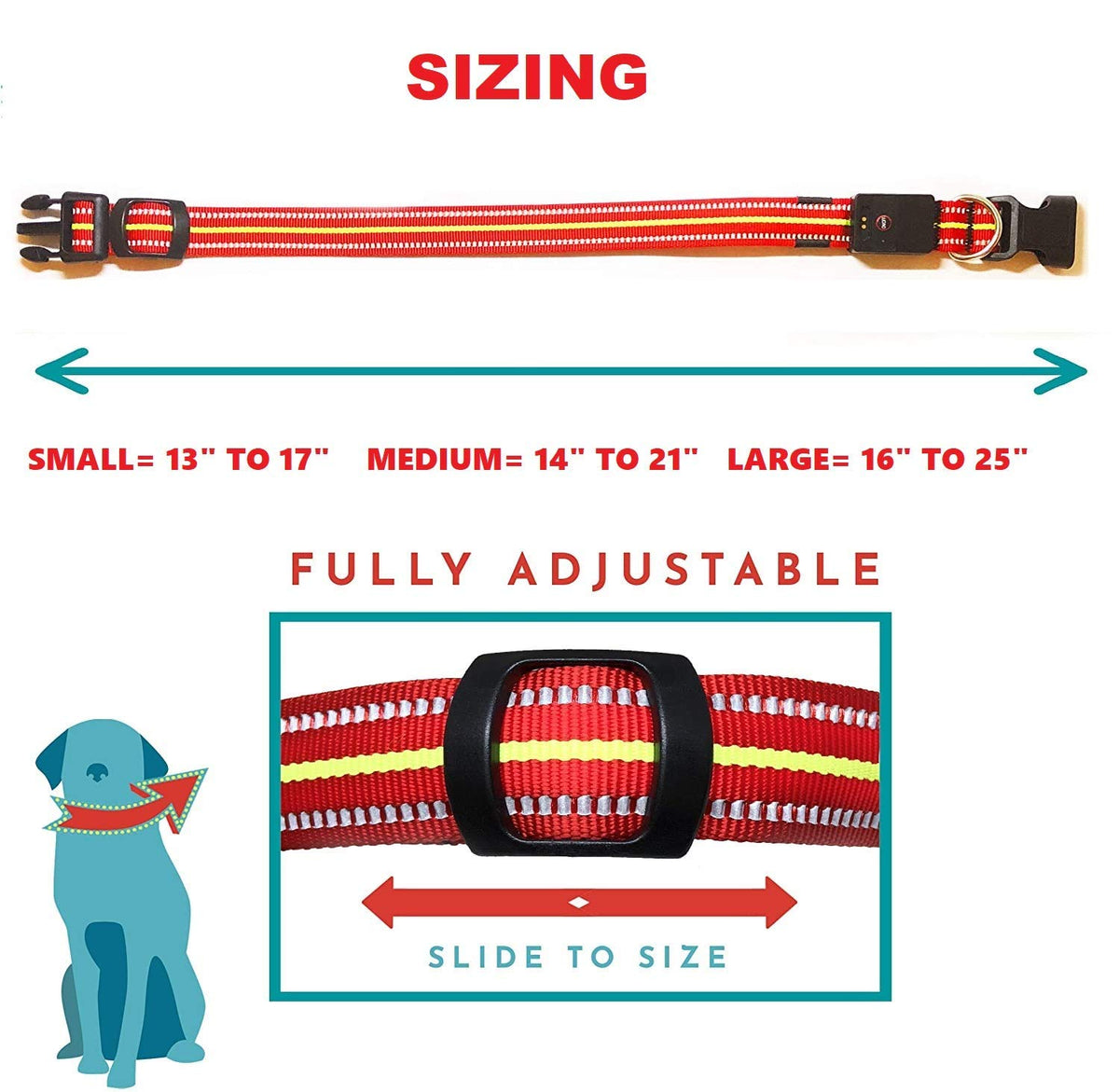 Emmarie & Friends LED Dog Collar & Solar Leash Set