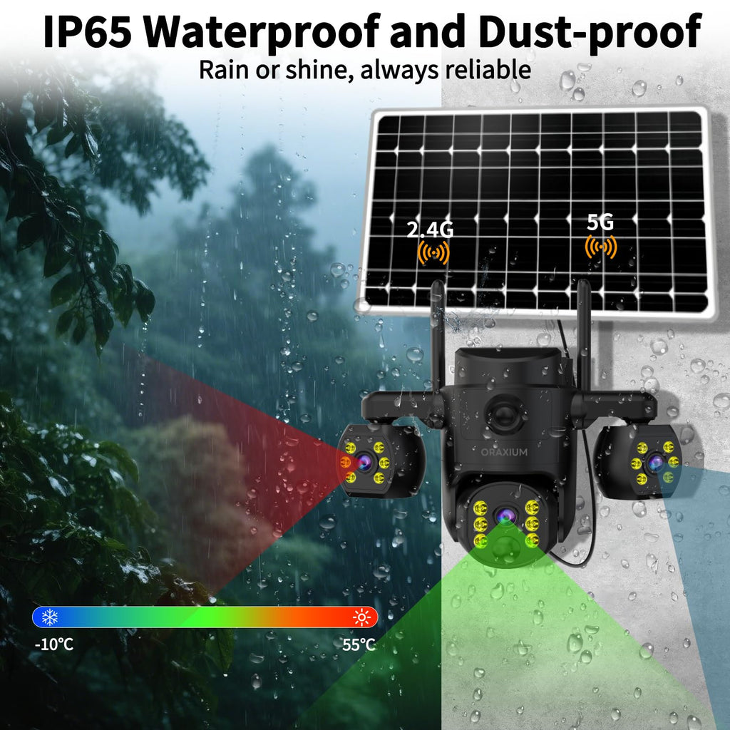 ORAXIUM Outdoor SEUCURITY Solar Camera