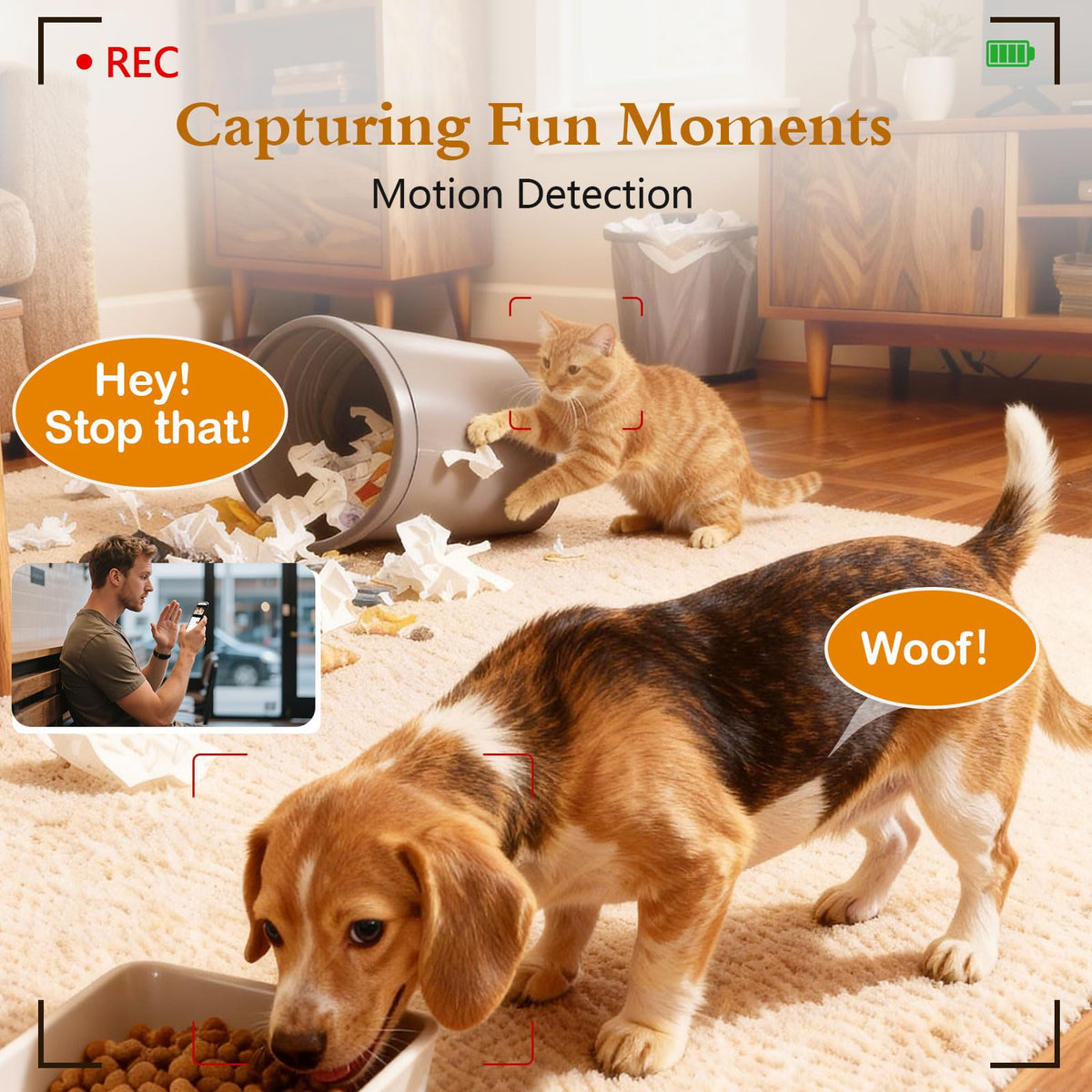 Yakry Automatic Pet Feeder with Camera
