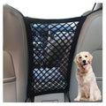 DYKESON Dog Car Barrier with Mesh Storage Organizer