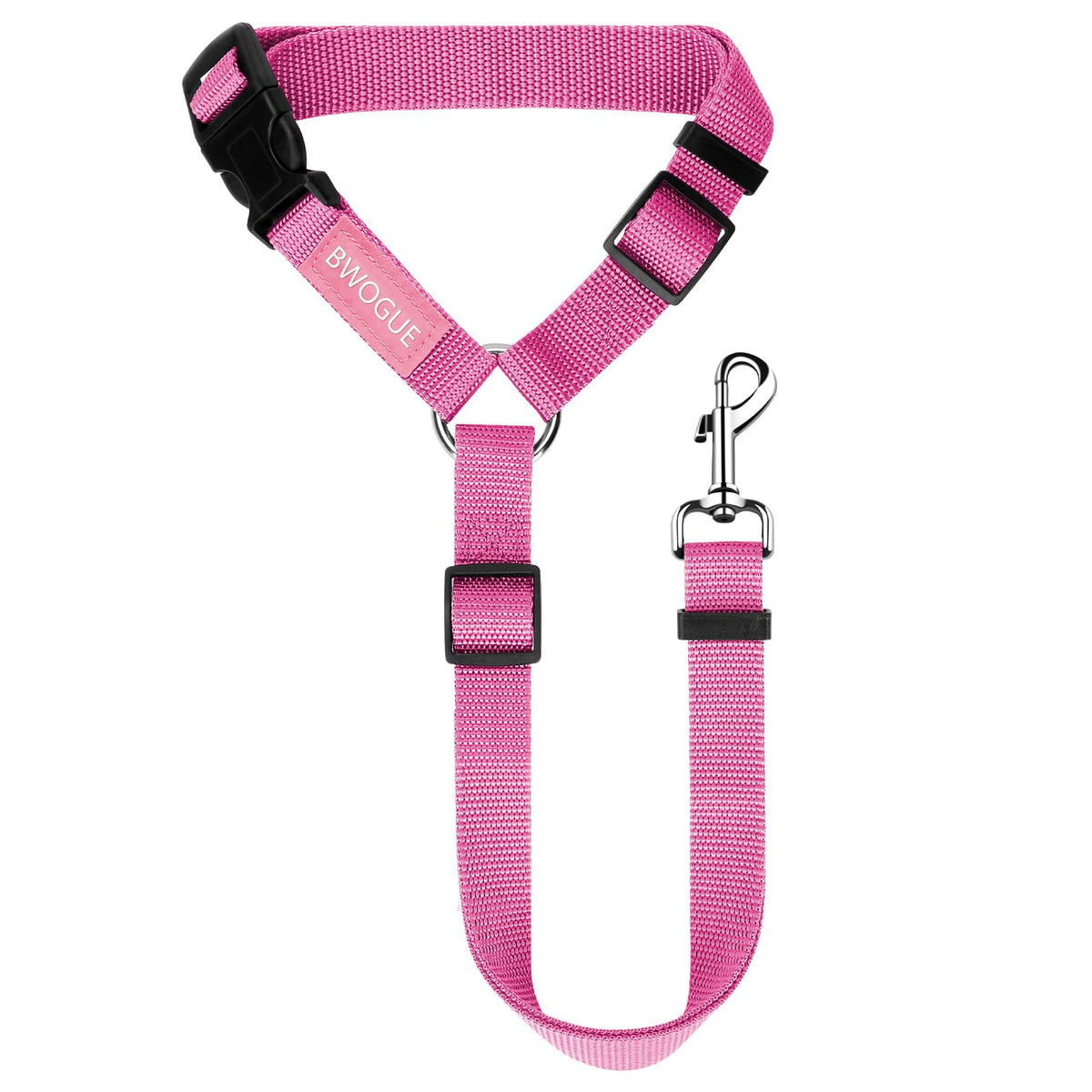 BWOGUE Dog Car Seat Belt with Headrest Safety Restraint