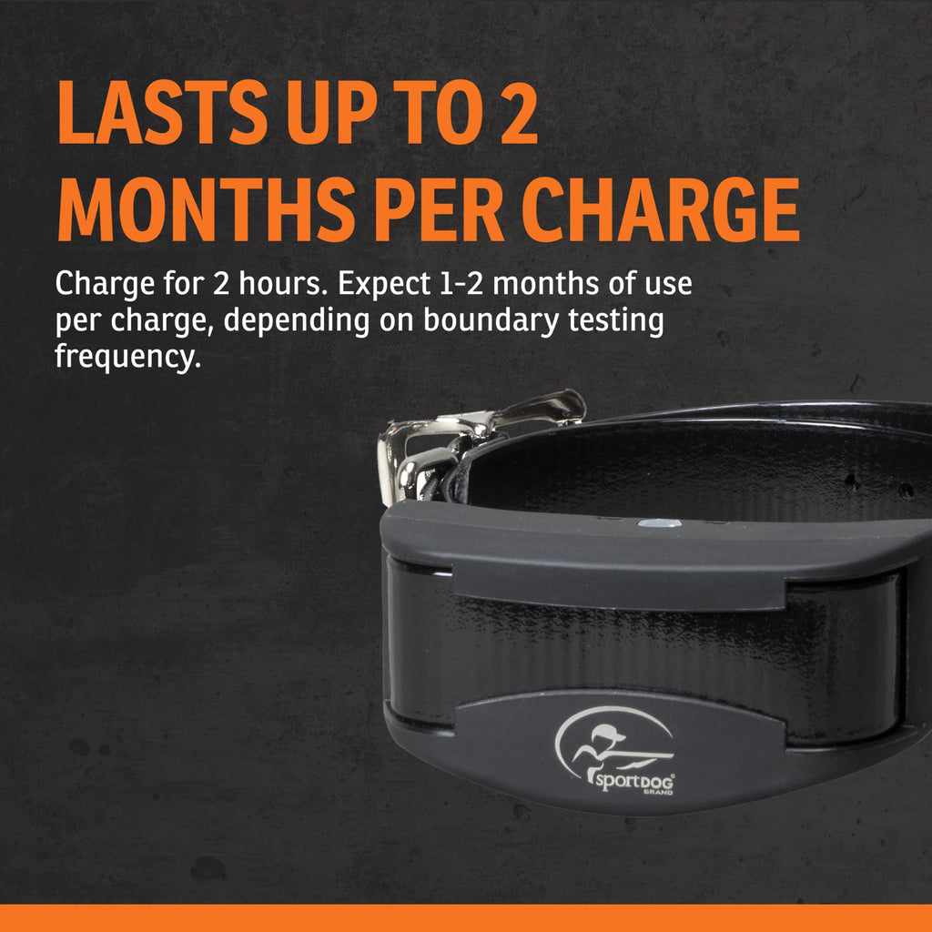 SportDOG Brand Rechargeable In-Ground Fence Systems – from the Parent Company of INVISIBLE FENCE Brand - Underground Wire Electric Fence - Tone, Vibration, & Static - 100 Acre Capability