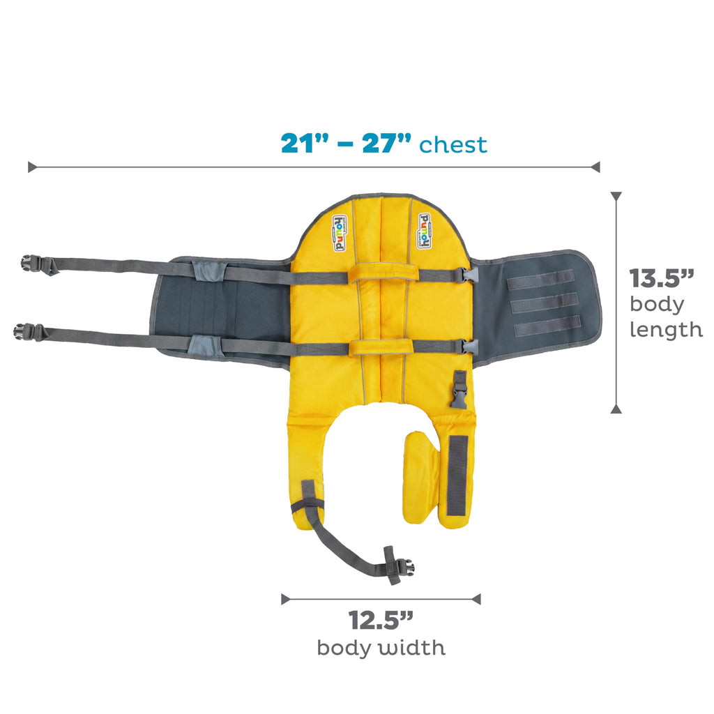 Outward Hound Granby Splash Dog Life Jacket, Medium