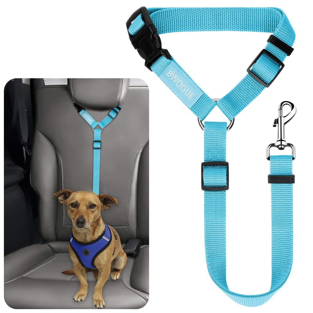 BWOGUE Dog Car Seat Belt with Headrest Safety Restraint