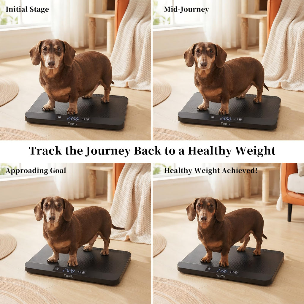 YauYik Digital Pet Scale, Baby Scale with Non-Slip Mat, Up to 88lb