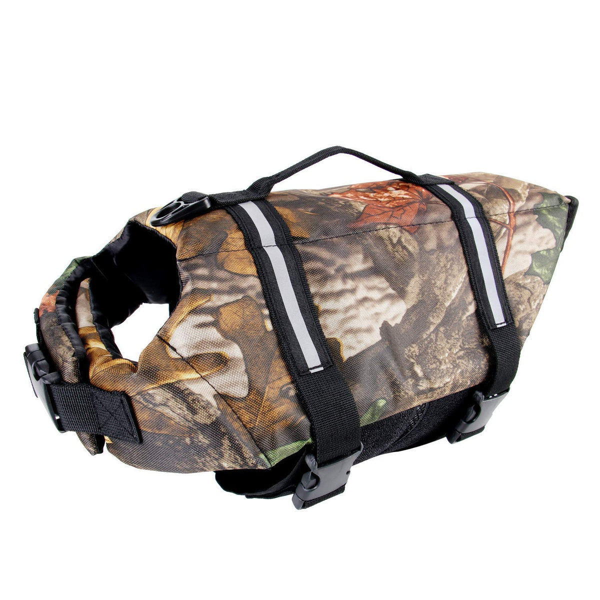 Camouflage Dog Life Jacket with Adjustable Safety Buckles