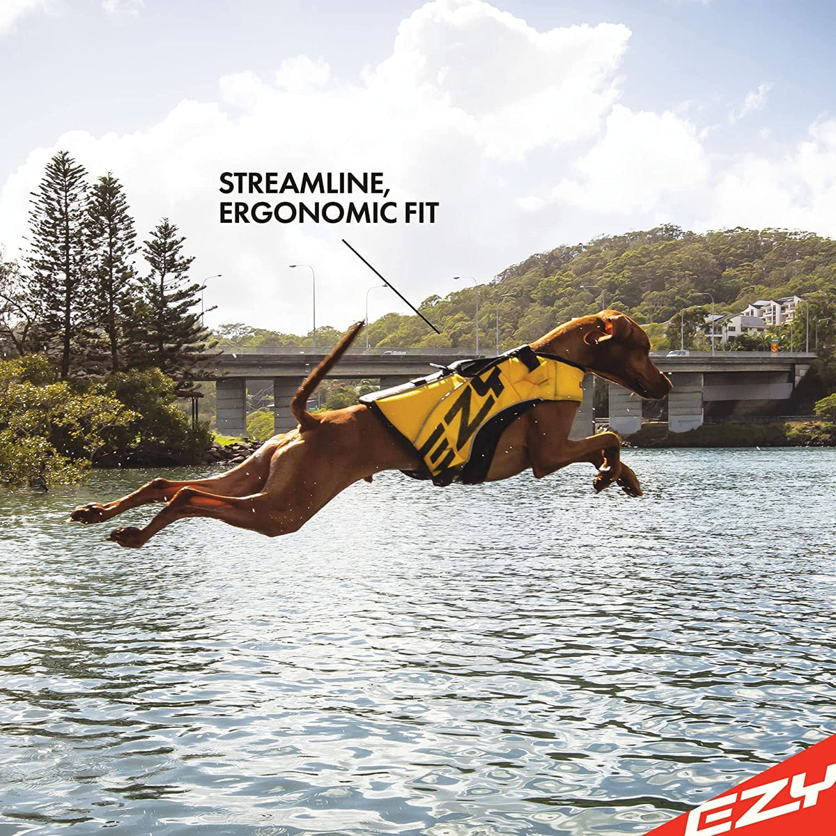EzyDog DFD X2 Dog Life Jacket with Reflective Trim