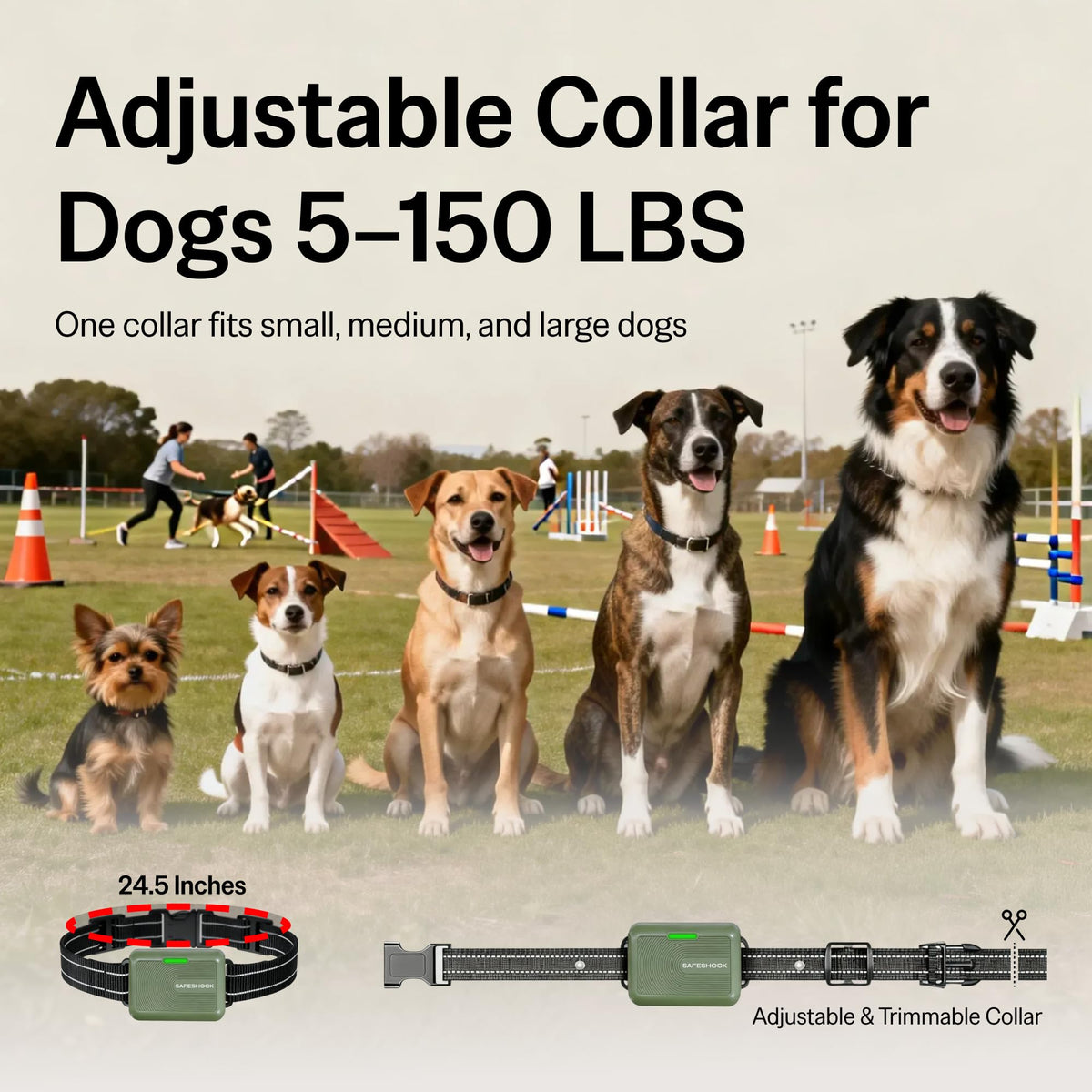 SafeShock™ (Latest Model) - Dog Shock Collar with Remote Control