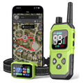 RAINLEOTI GPS Wireless Dog Fence & Remote Training Collar, Free APP Control, No Subscription Fee, Adjustable GPS Boundary for Dogs 10-120 lbs