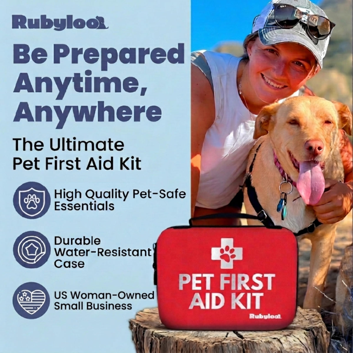 Vet-Approved Dog First Aid Kit with Emergency Essentials