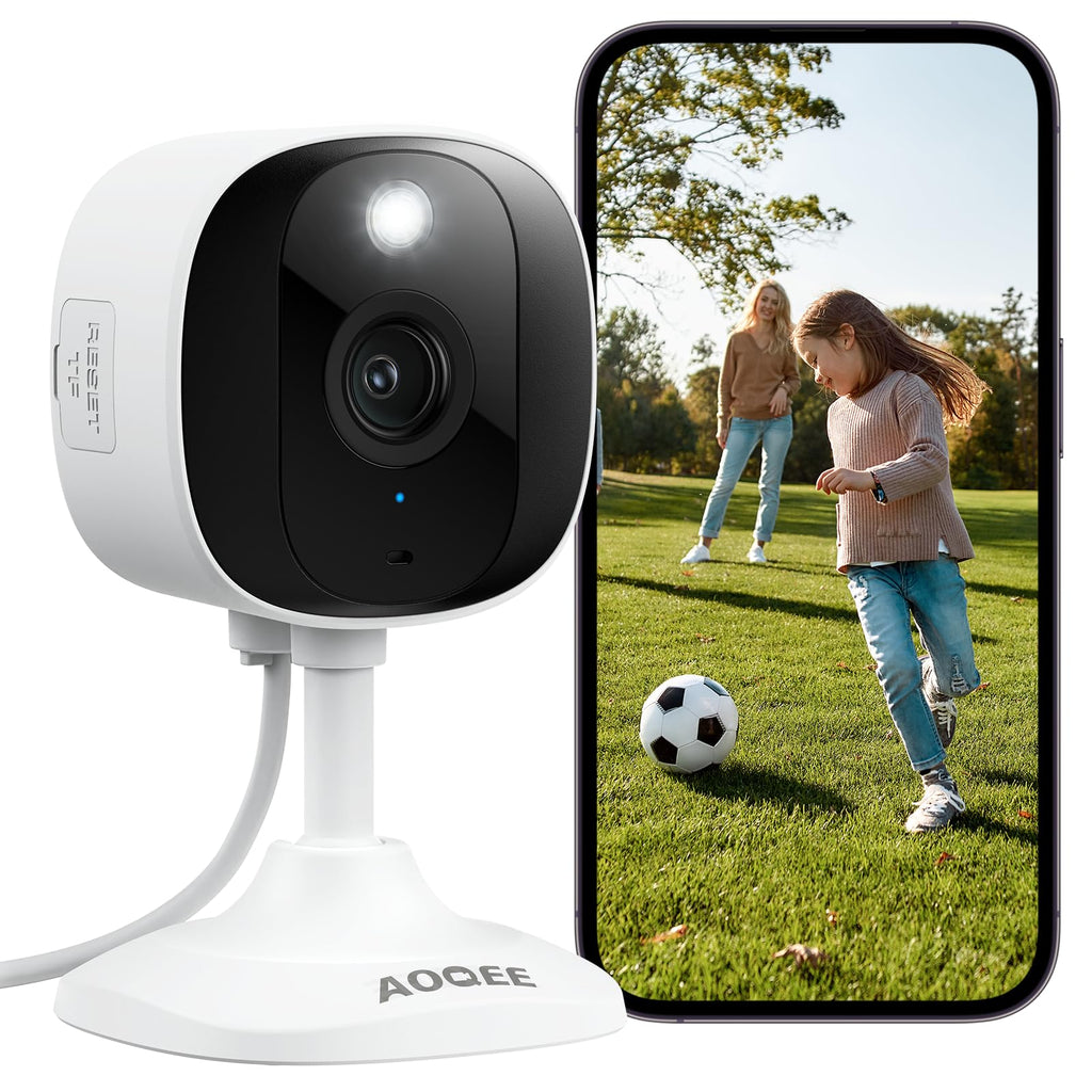 AOQEE 2K Cameras for Home Security, Indoor/Outdoor, Full Color, C1