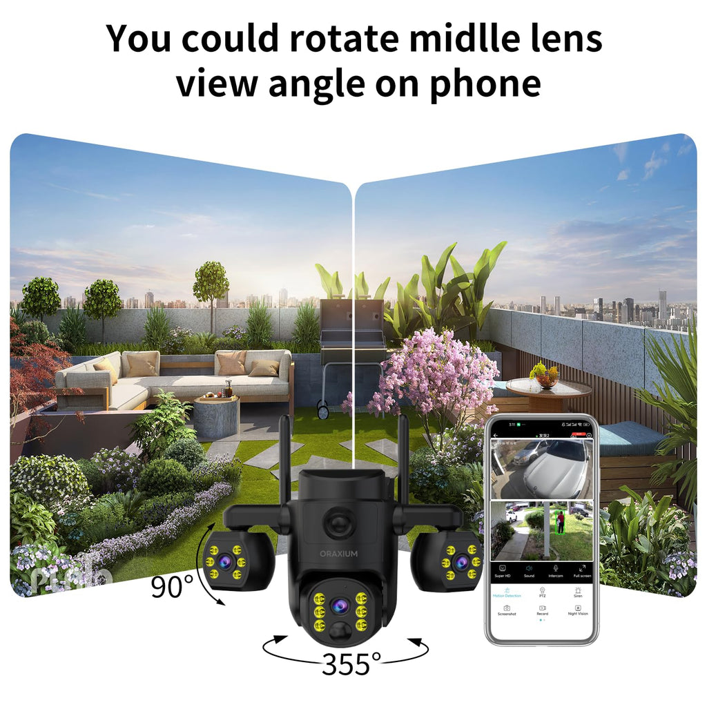 ORAXIUM Outdoor SEUCURITY Solar Camera