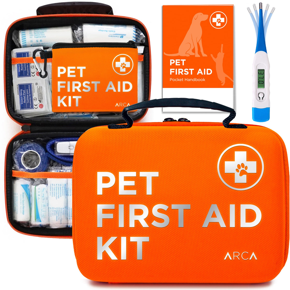 ARCA PET Cat & Dog First Aid Kit for Home and Travel